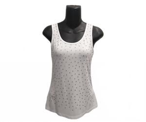 NEW AZI women's jade tank top in white